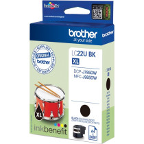 Brother LC22UBK cartuccia d'inchiostro 1 pz Originale Resa elevata (XL) Nero