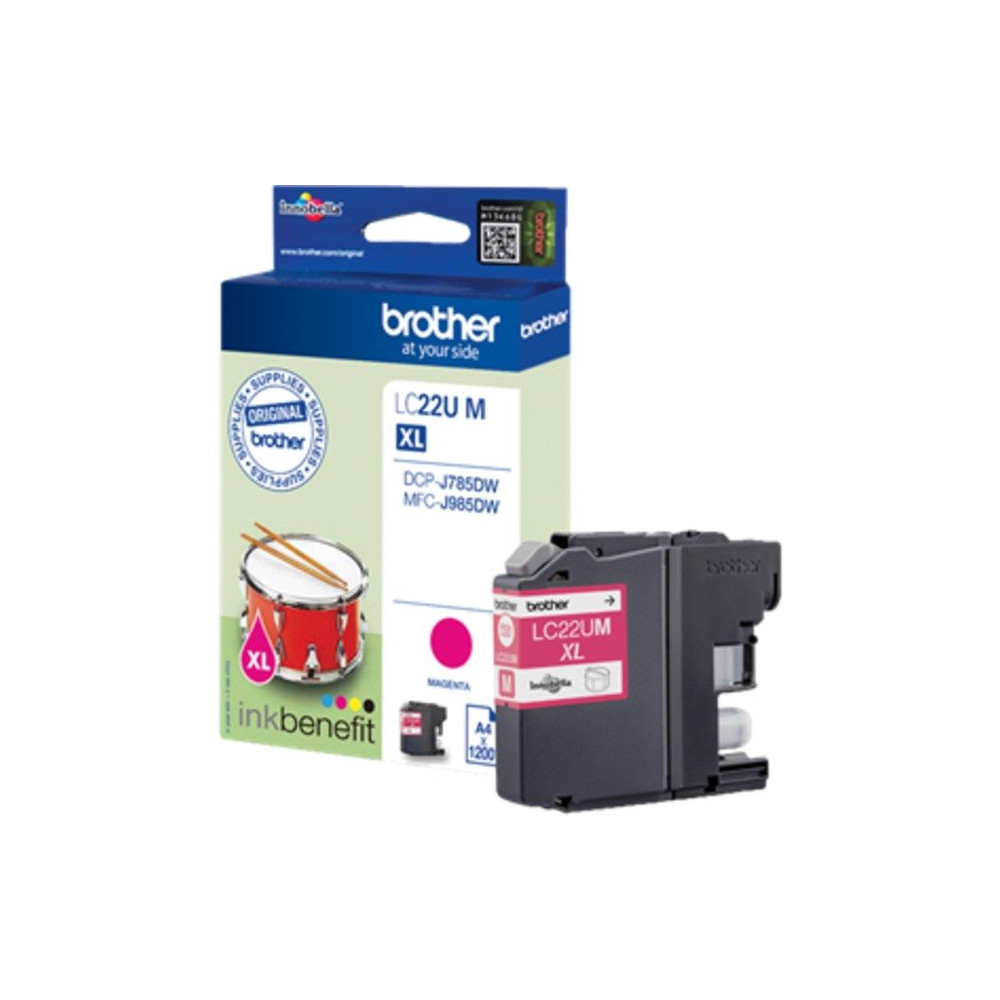 Brother LC22UM cartuccia d'inchiostro 1 pz Originale Resa elevata (XL) Magenta