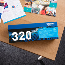 Brother TN-320C cartuccia toner 1 pz Originale Ciano