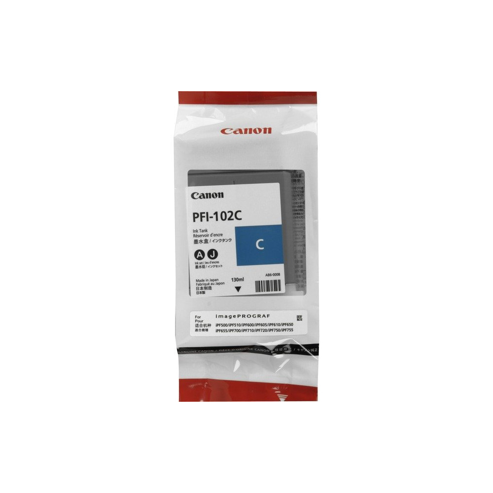 Canon PFI-102C cartuccia d'inchiostro Originale Ciano