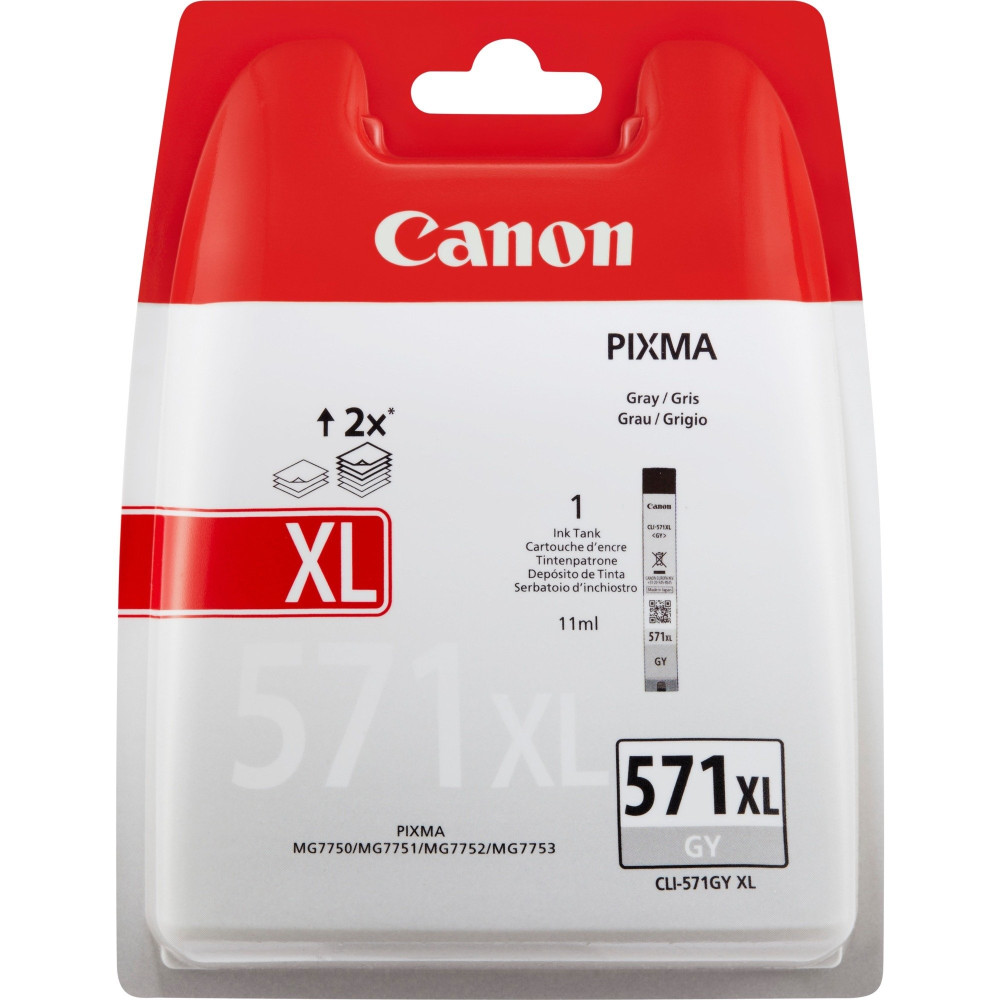 Canon Cartuccia d'inchiostro grigio a resa elevata CLI-571 GY XL