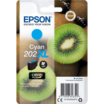 Epson Kiwi Singlepack Cyan 202XL Claria Premium Ink, Inchiostro