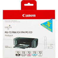 Canon Cartucce d'inchiostro Multipack PGI-72 PBK/GY/PM/PC/CO