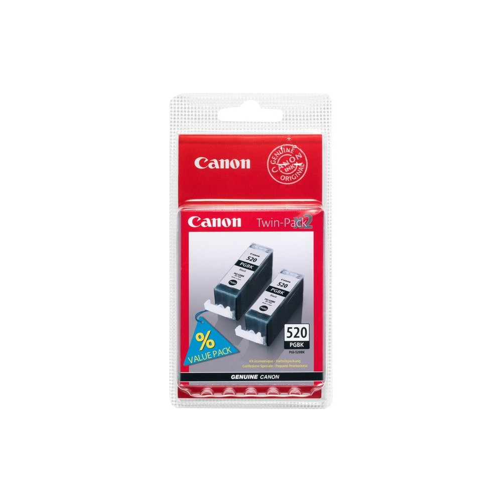 Canon Cartuccia d'inchiostro nero PGI-520BK (confezione doppia)