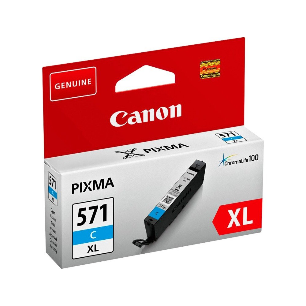 Canon Cartuccia d'inchiostro ciano a resa elevata CLI-571 C XL