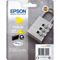 Epson Padlock Singlepack Yellow 35XL DURABrite Ultra Ink, Inchiostro