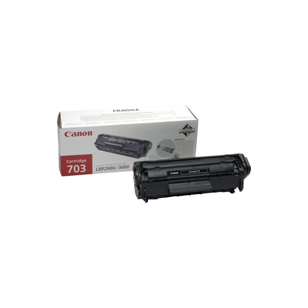 Canon Toner CRG703 Black cartuccia toner 3 pz Originale Nero