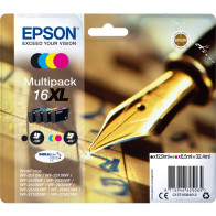 Epson Pen and crossword Multipack Penna e cruciverba 4 colori Inchiostri DURABrite Ultra 16XL, Inchiostro