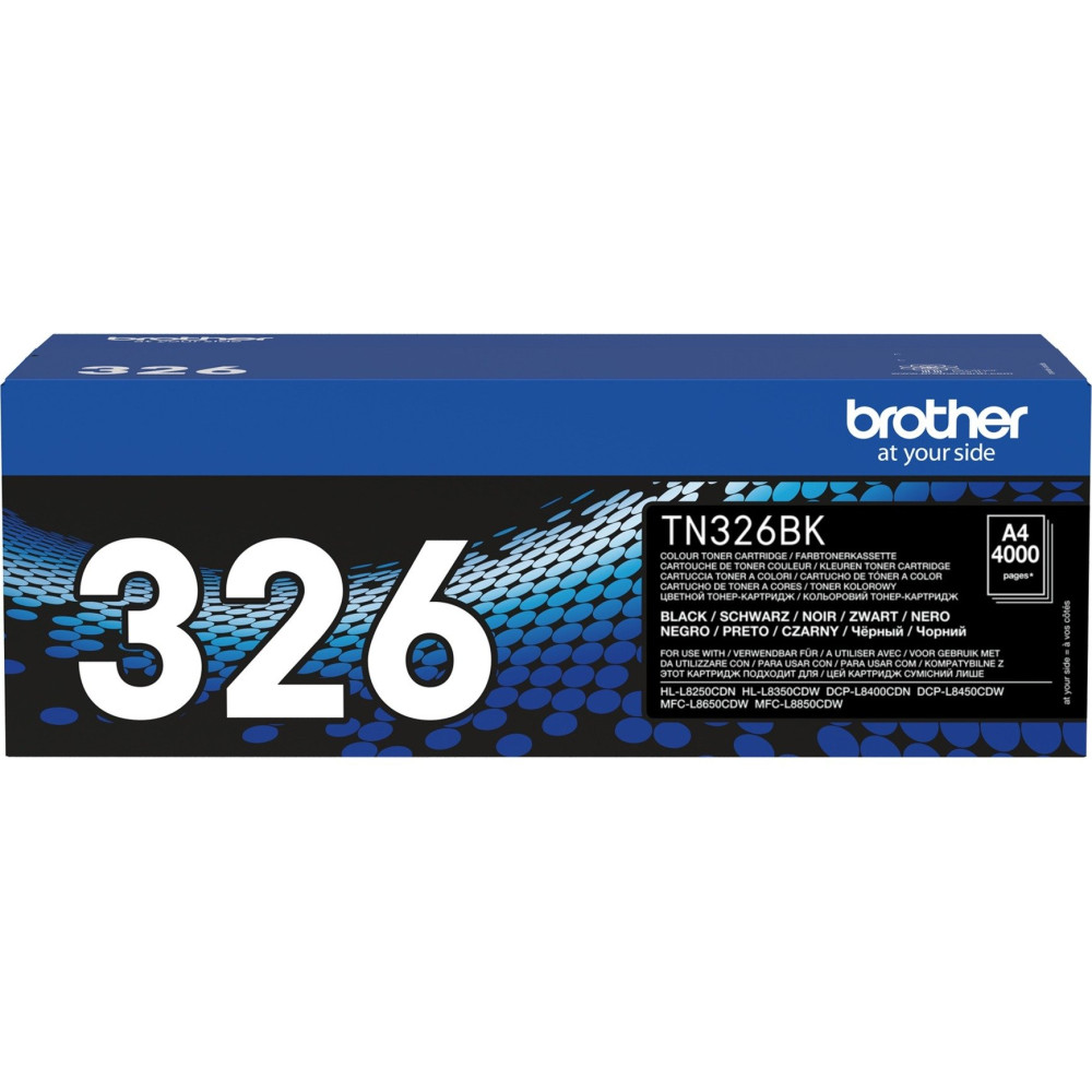 Brother TN-326BK cartuccia toner 1 pz Originale Nero