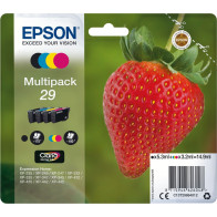 Epson Strawberry Multipack Fragole 4 colori Inchiostri Claria Home 29, Inchiostro