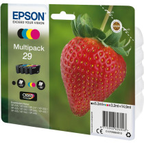 Epson Strawberry Multipack Fragole 4 colori Inchiostri Claria Home 29, Inchiostro