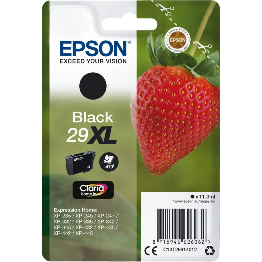Epson Strawberry Cartuccia Fragole Nero Inchiostri Claria Home 29XL, Inchiostro