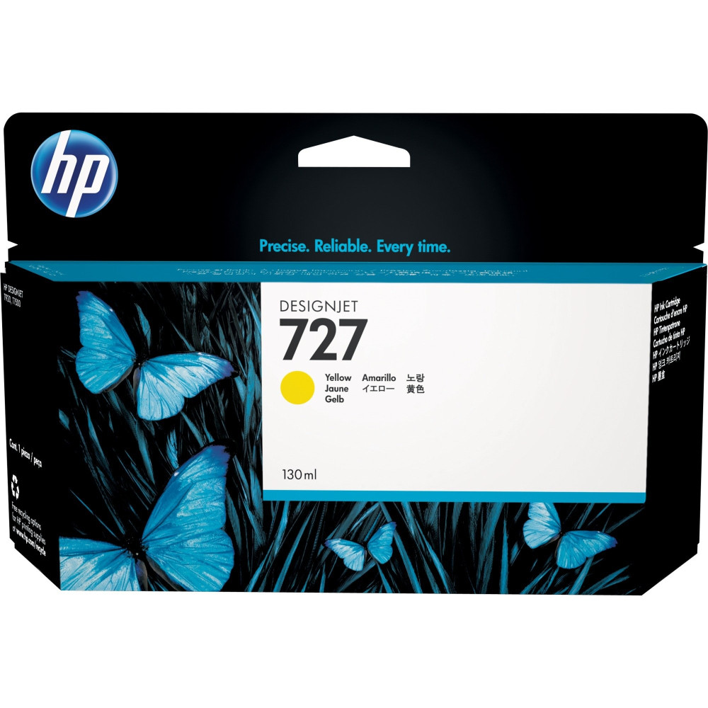 HP Cartuccia inchiostro giallo DesignJet 727, 130 ml