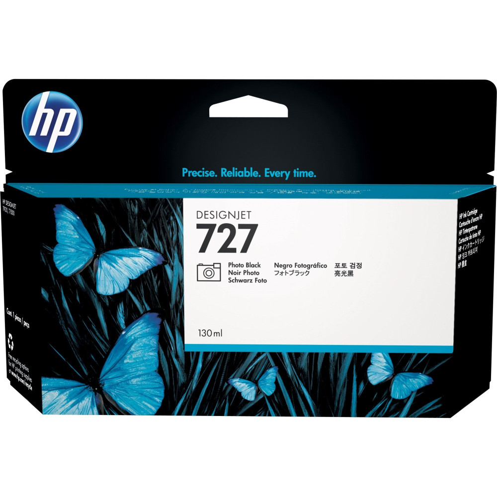 HP Cartuccia inchiostro nero fotografico DesignJet 727, 130 ml