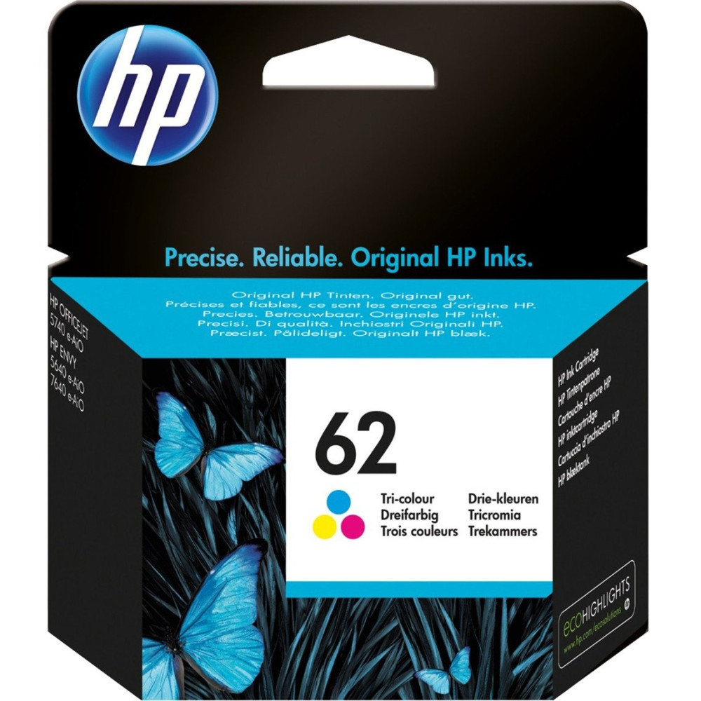 HP Cartuccia originale inchiostro tricromia 62