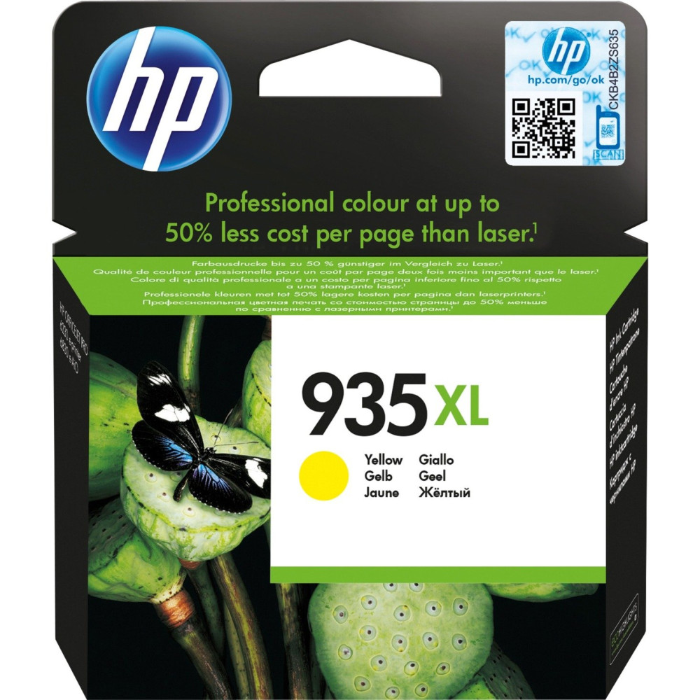 HP Cartuccia originale inchiostro giallo ad alta capacità 935XL