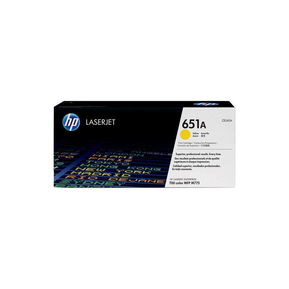 HP Cartuccia Toner originale giallo LaserJet 651A