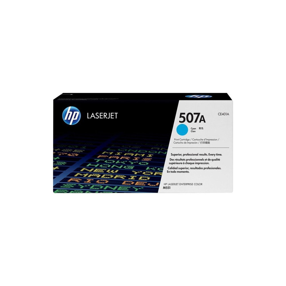 HP Cartuccia Toner originale ciano LaserJet 507A