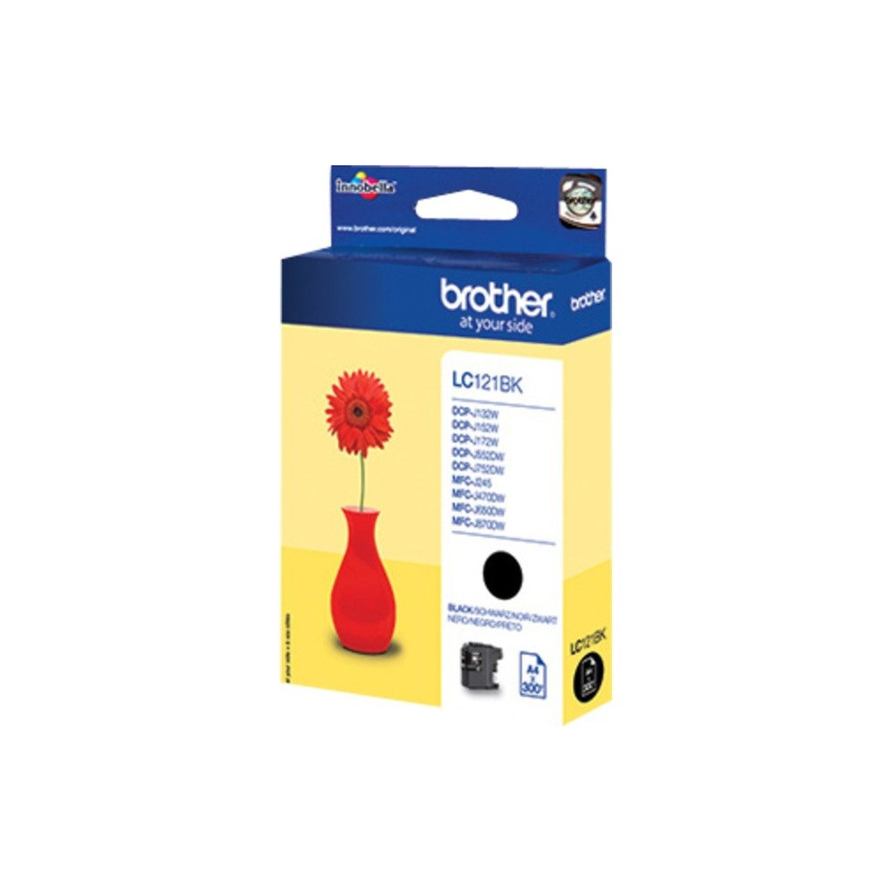 Brother LC121BK cartuccia d'inchiostro 1 pz Originale Nero