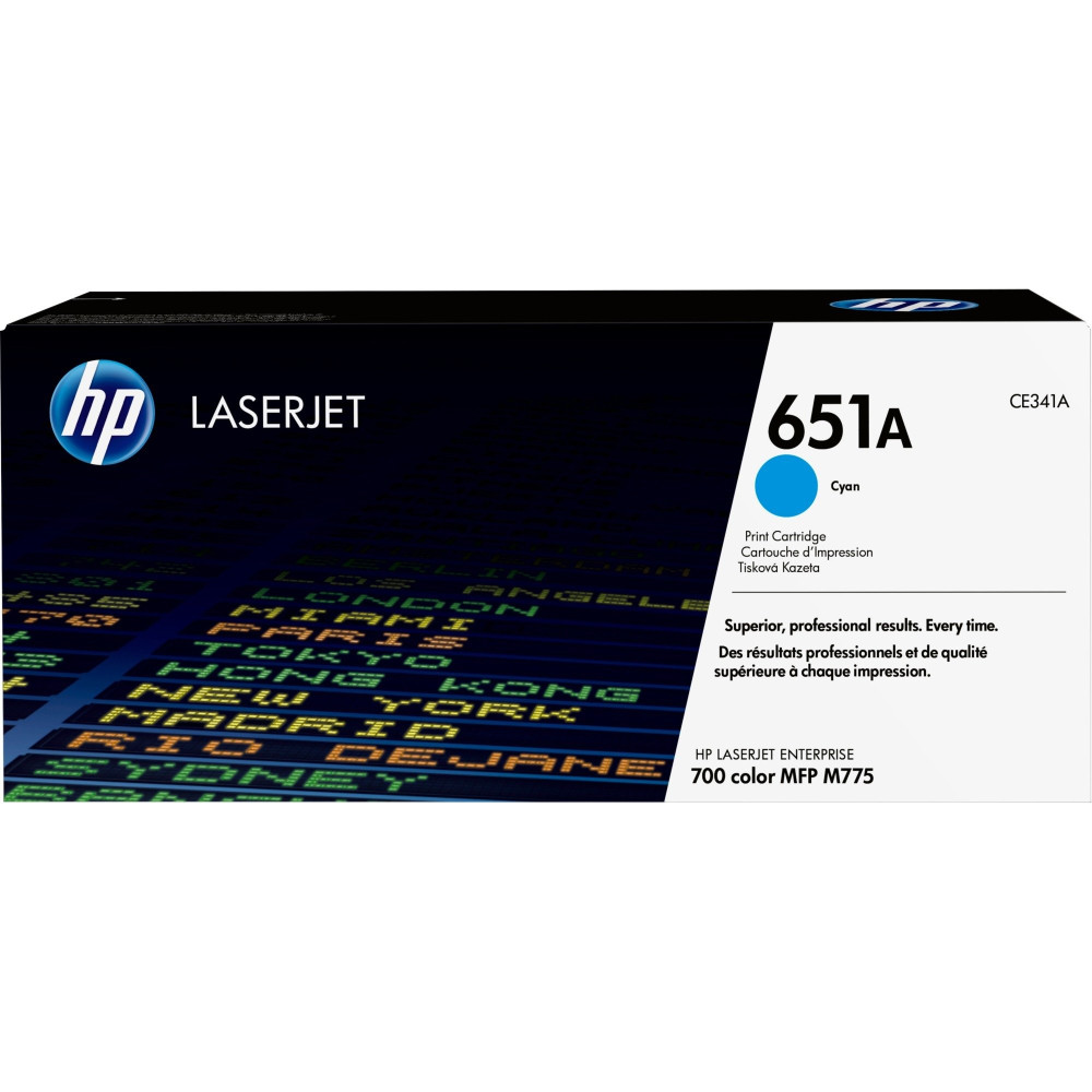HP Cartuccia Toner originale ciano LaserJet 651A