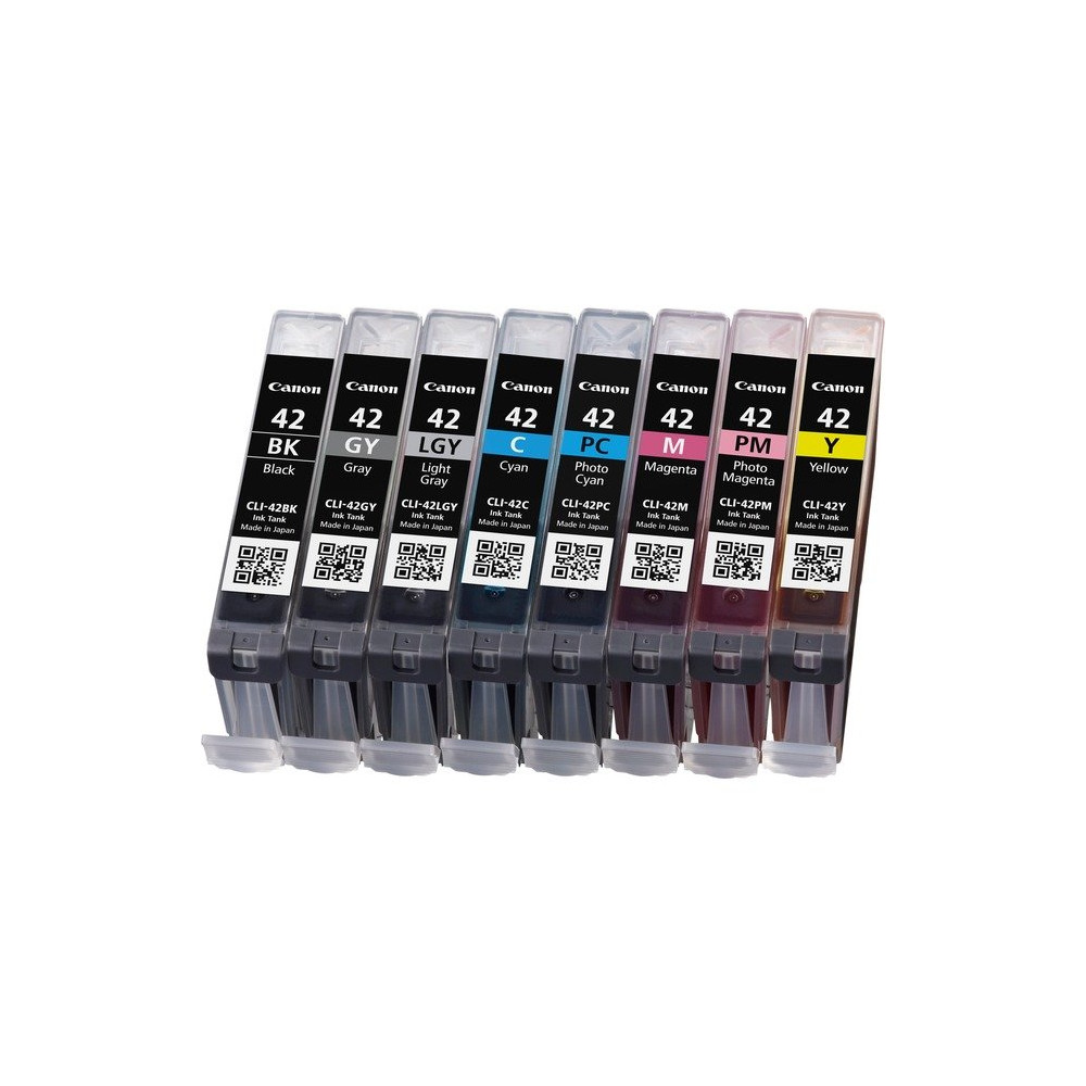 Canon 8 Cartucce d'inchiostro Multipack CLI-42 BK/GY/LGY/C/M/Y/PC/PM