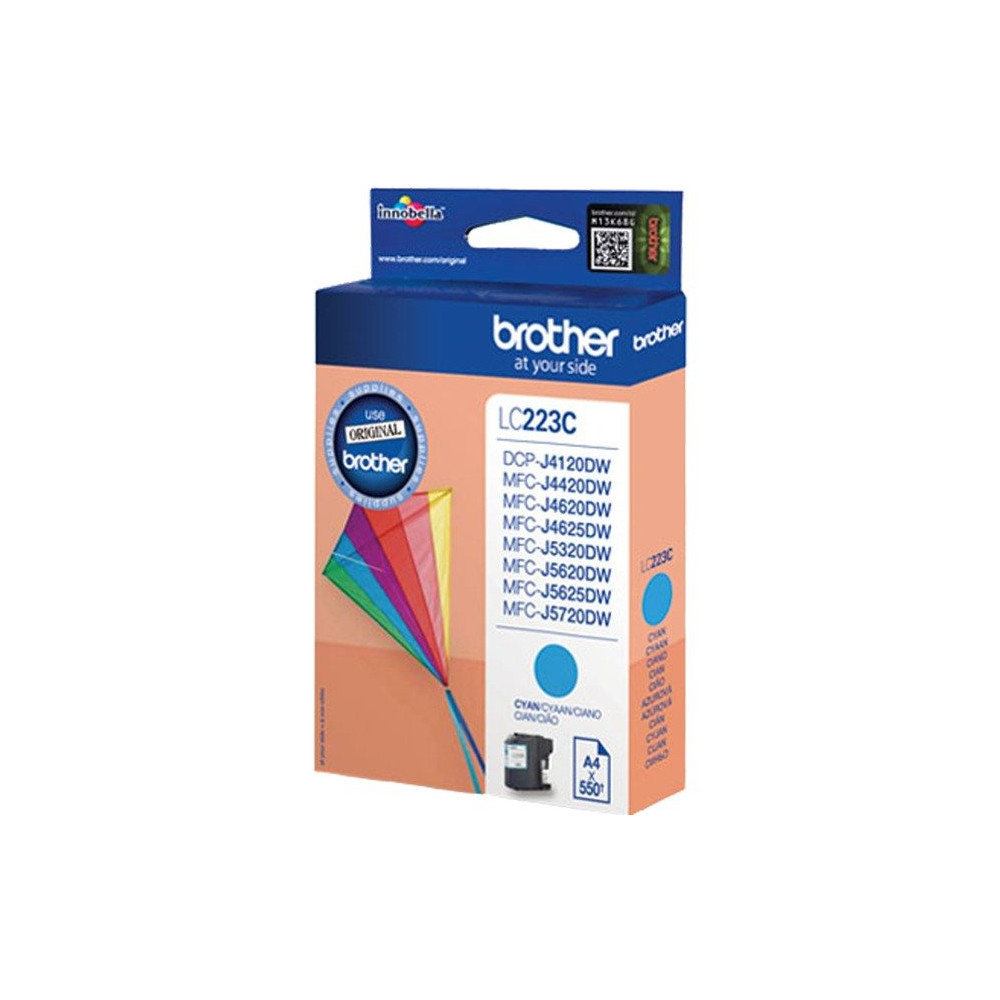 Brother LC223C cartuccia d'inchiostro 1 pz Originale Ciano
