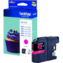 Brother LC123M cartuccia d'inchiostro 1 pz Originale Magenta