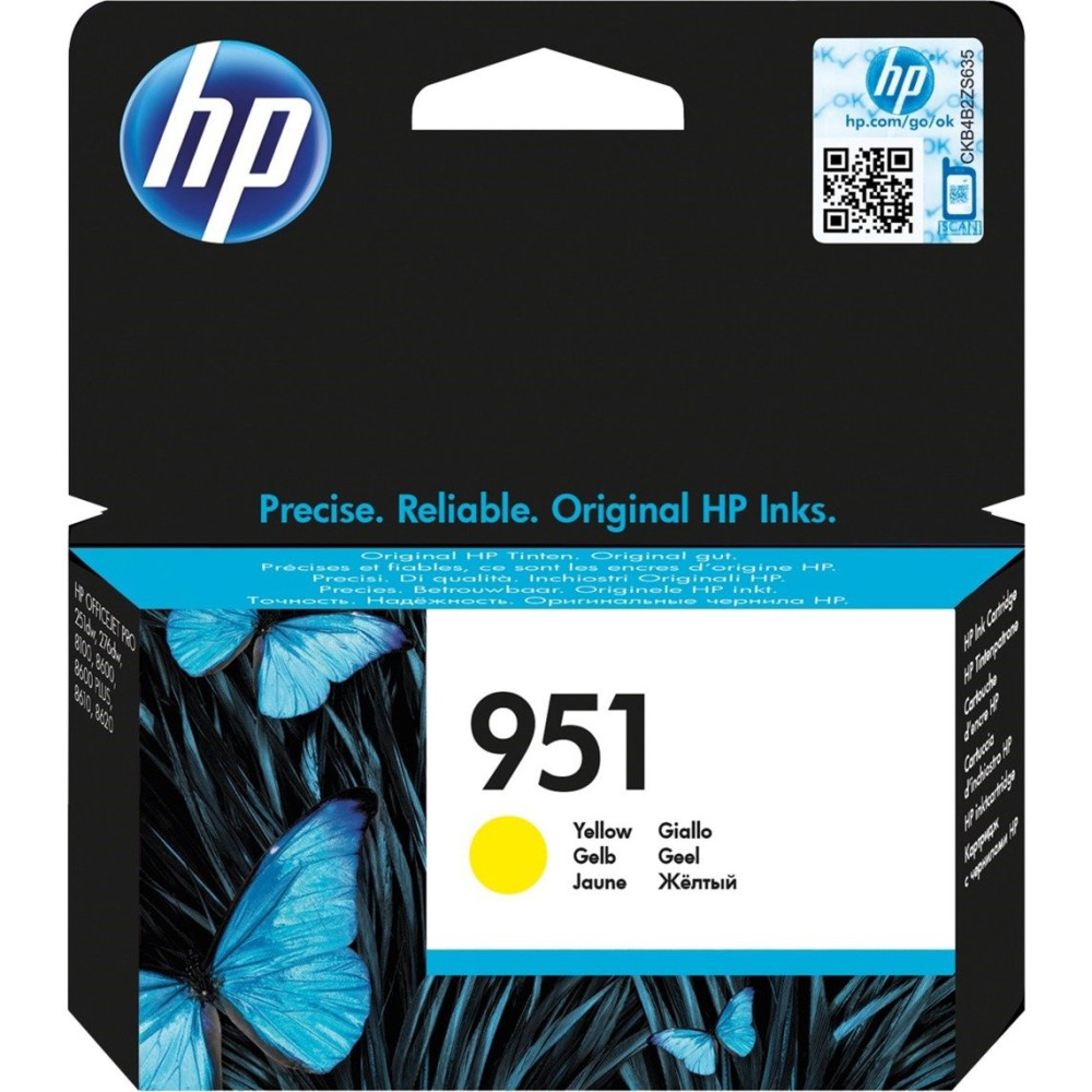 HP Cartuccia originale di inchiostro giallo 951