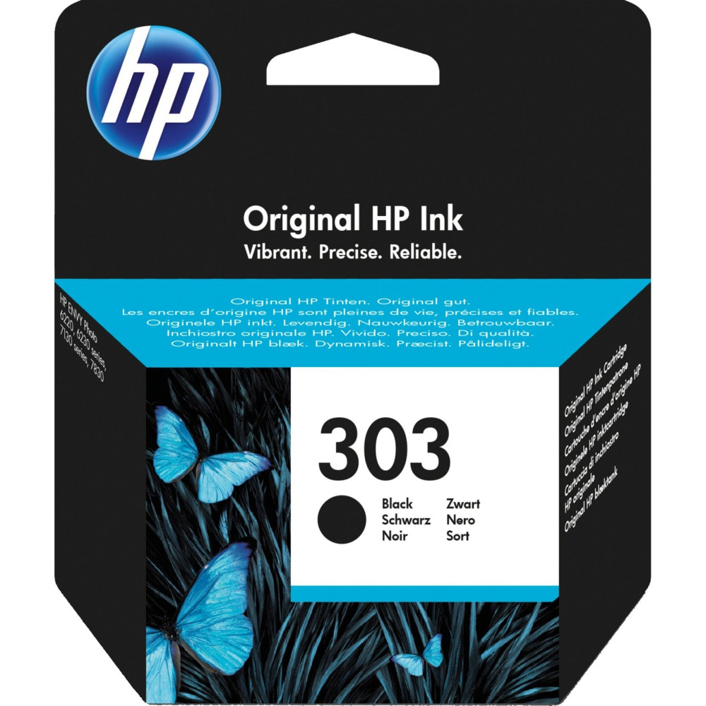 HP Cartuccia di inchiostro nero originale 303