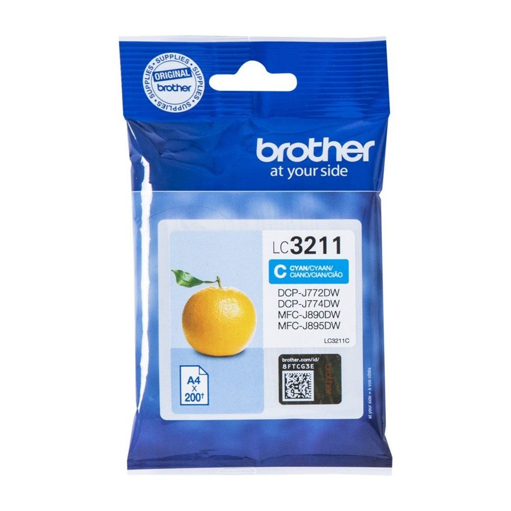 Brother LC3211C cartuccia d'inchiostro 1 pz Originale Resa standard Ciano