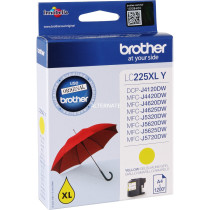 Brother LC225XLY cartuccia d'inchiostro 1 pz Originale Resa elevata (XL) Giallo