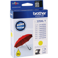 Brother LC225XLY cartuccia d'inchiostro 1 pz Originale Resa elevata (XL) Giallo