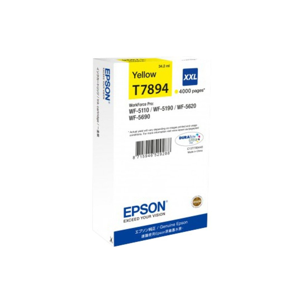 Epson Tanica Giallo, Inchiostro