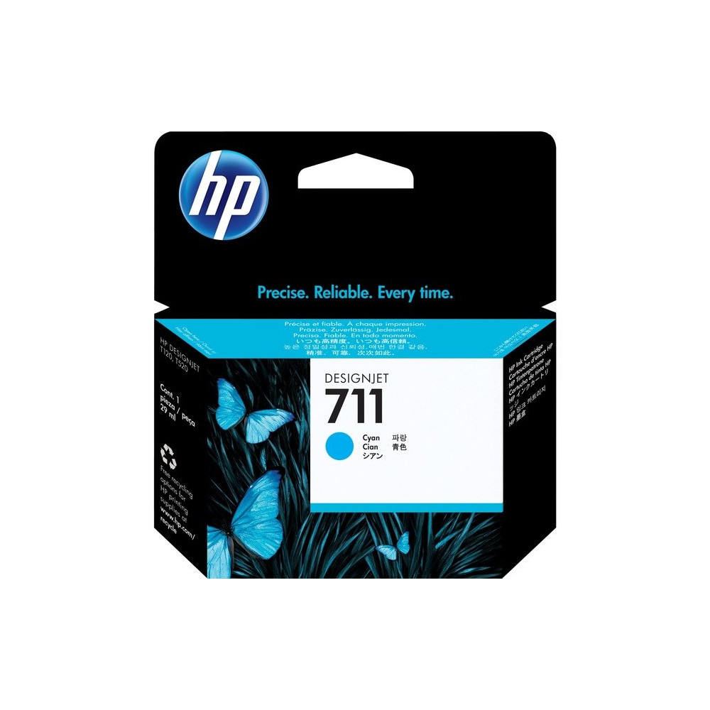 HP Cartuccia inchiostro ciano DesignJet 711, 29 ml