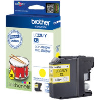 Brother LC22UY cartuccia d'inchiostro 1 pz Originale Resa elevata (XL) Giallo
