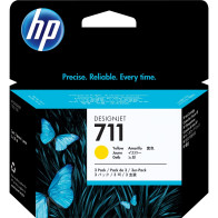 HP Confezione da 3 cartucce di inchiostro giallo DesignJet 711, 29 ml