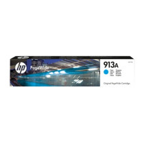 HP Cartuccia ciano originale 913A PageWide, Inchiostro