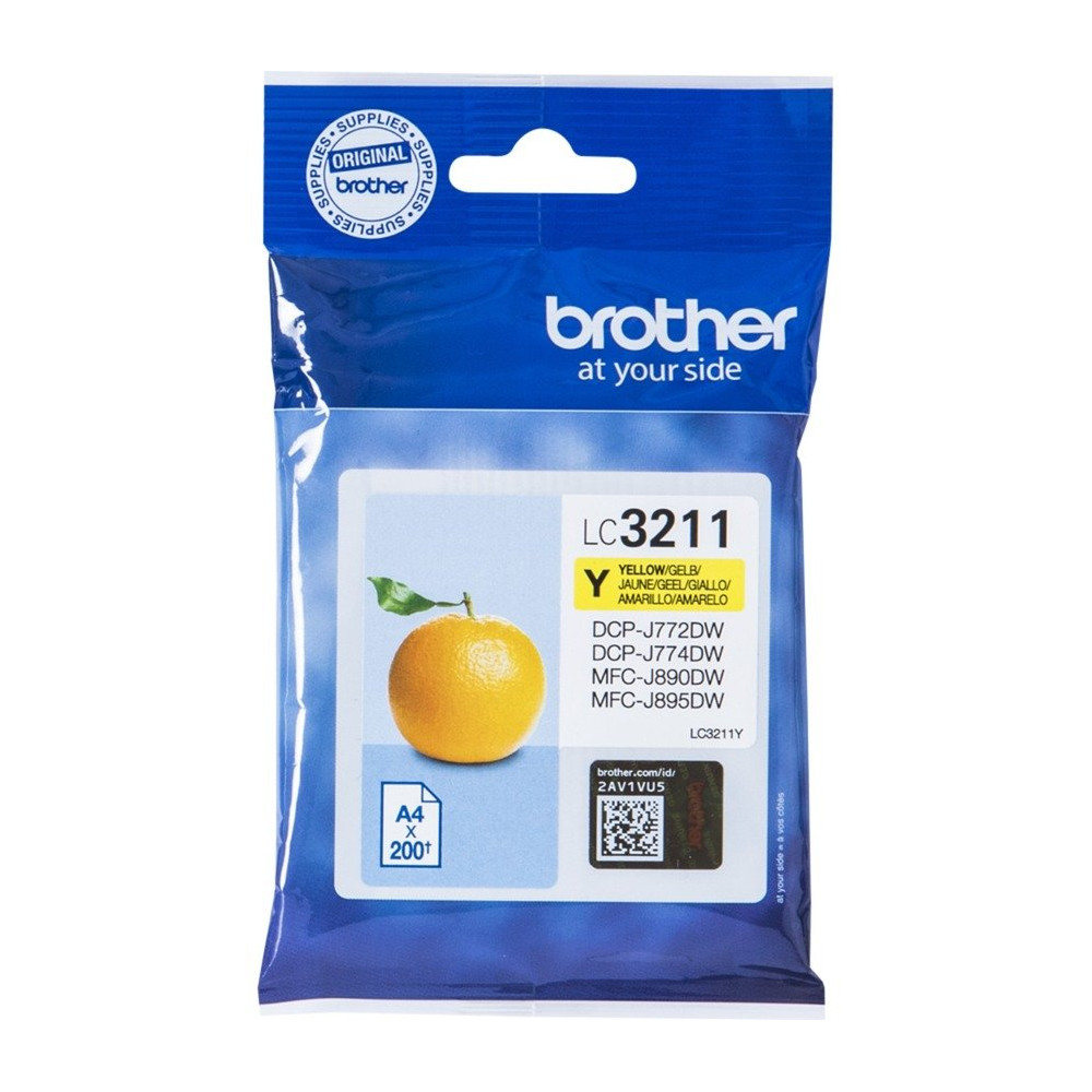 Brother LC3211Y cartuccia d'inchiostro 1 pz Originale Resa standard Giallo