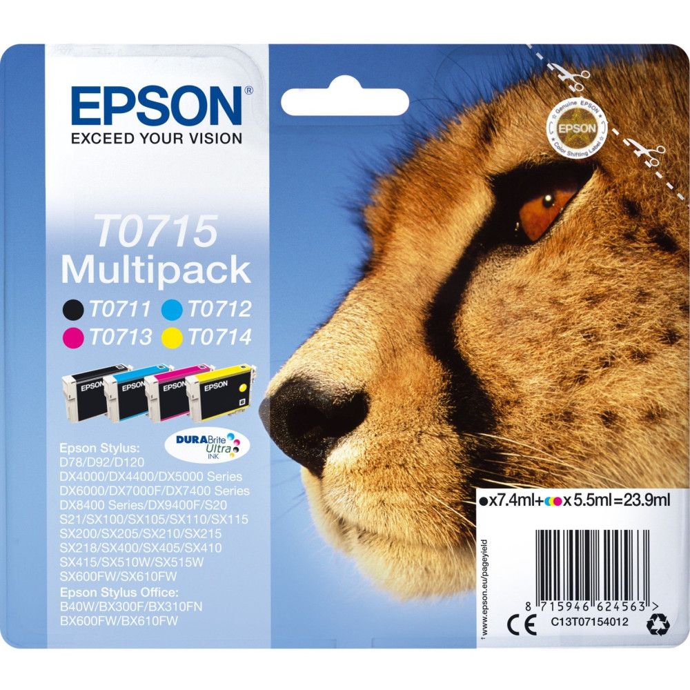Epson Multipack 4 colori, Inchiostro