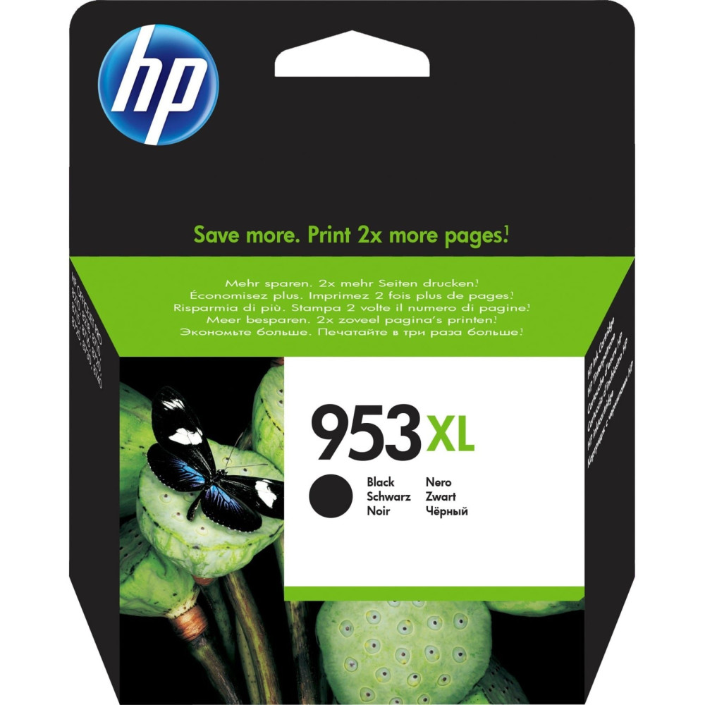 HP Cartuccia di inchiostro nero originale ad alta capacità 953XL
