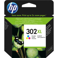 HP Cartuccia originale inchiostro tricromia ad alta capacità 302XL