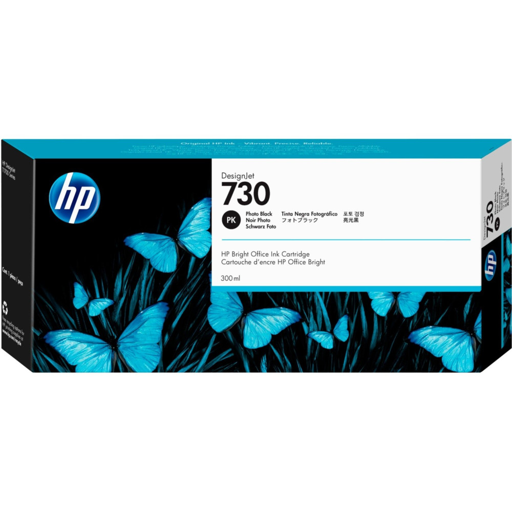 HP Cartuccia di inchiostro nero fotografico DesignJet 730 da 300 ml