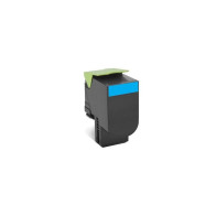 Toner Lexmark 80C2HC0 802HC Ciano