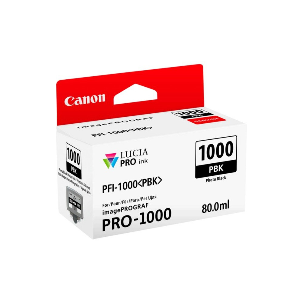 Canon Cartuccia d'inchiostro nero fotografico PFI-1000PBK