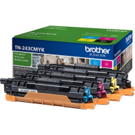Brother TN-243CMYK cartuccia toner 1 pz Originale Nero, Ciano, Magenta, Giallo