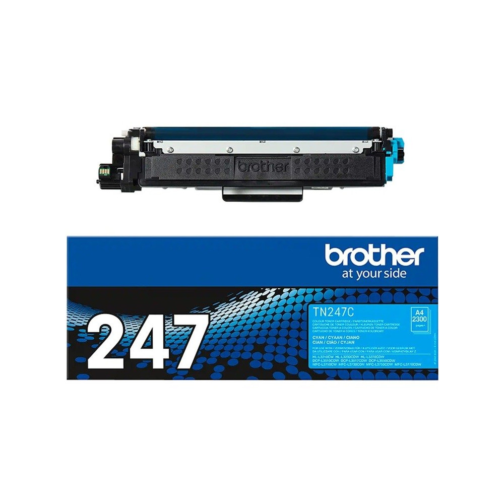 Brother TN-247C cartuccia toner 1 pz Originale Ciano