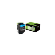 Toner Lexmark 80C20C0 802C Ciano