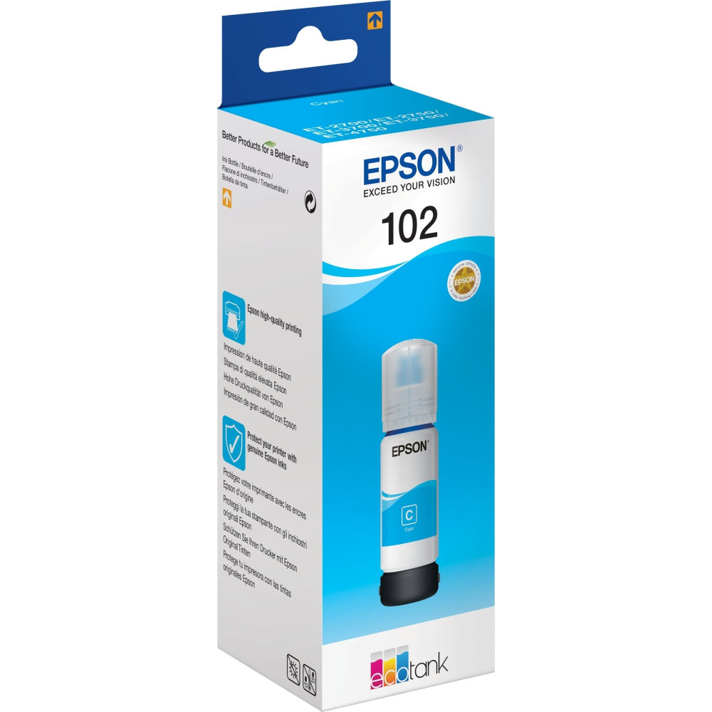 Epson 102 EcoTank flacone inchiostro ciano