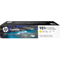HP Cartuccia giallo originale ad altissima capacità PageWide 981Y, Inchiostro