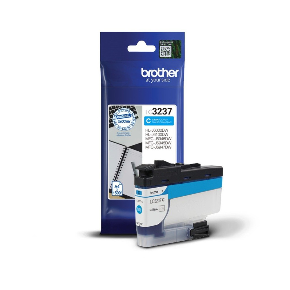Brother LC3237C cartuccia d'inchiostro 1 pz Originale Resa standard Ciano